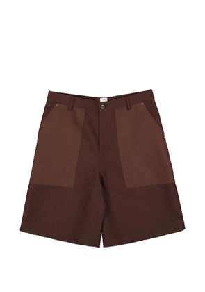 Casablanca monogram cargo shorts - Brown