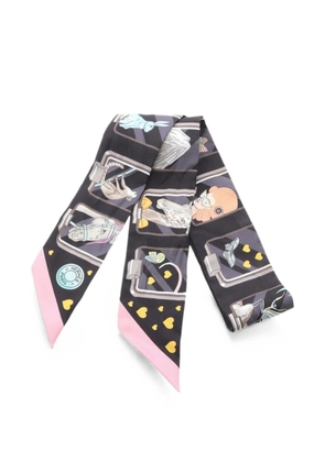 Hermès Pre-Owned 2010s Story Twilly scarf - Black