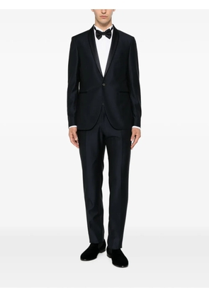 Tagliatore satin-lapel single-breasted suit - Blue