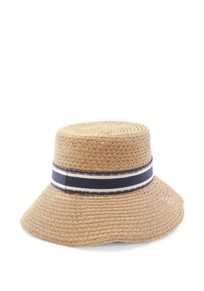 Christian Dior Pre-Owned D-Bobby wide brim hat - Neutrals
