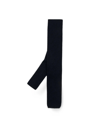 Brunello Cucinelli textured-knit tie - Black