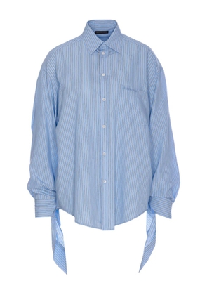 Balenciaga poplin shirt - Blue
