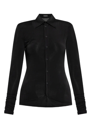 Balenciaga pointed-collar shirt - Black