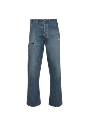 MARKING DISTANCE Bucklebacks distressed jeans - Blue