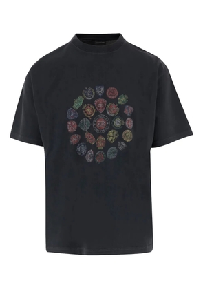 Balenciaga Spiral Crest T-shirt - Black