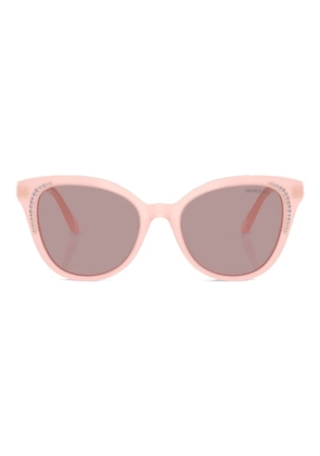 Swarovski Eyewear crystal-embellished cat-eye sunglasses - Pink
