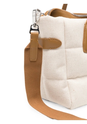 VeeCollective Tela quilted shoulder bag - Neutrals