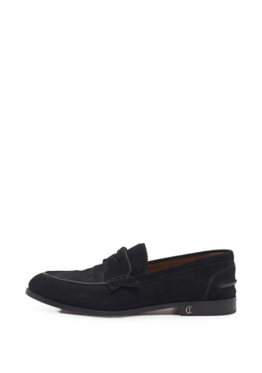Christian Louboutin Pre-Owned suede loafers - Black