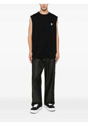 STATE OF ORDER Indian Team logo-embroidered sleeveless vest - Black