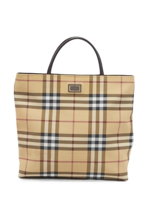 Burberry Pre-Owned Nova Check tote bag - Neutrals