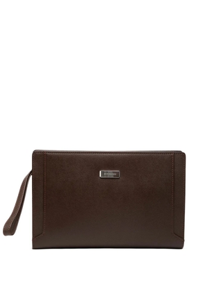 Burberry Pre-Owned 2000-2017 Leather clutch bag - Brown