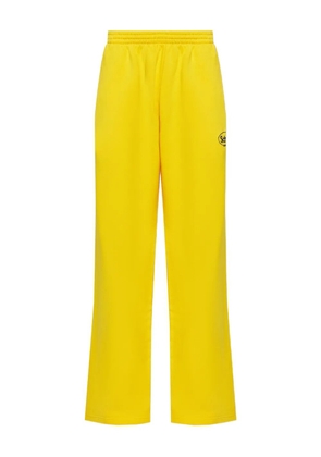 Balenciaga logo-embroidered track pants - Yellow