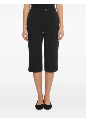 Louis Vuitton Pre-Owned crepe cropped trousers - Black