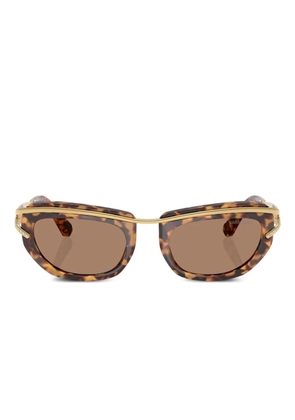 Swarovski Eyewear SK7026 crystal-embellished cat-eye sunglasses - Brown
