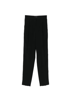 Emporio Armani pleated tapered trousers - Black