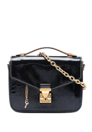 Louis Vuitton Pre-Owned 2017 Shiny Epi and Monogram Reverse Mini Pochette Metis satchel - Black