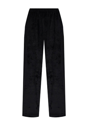Balenciaga corduroy wide-leg trousers - Black