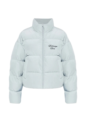 Balenciaga logo quilted jacket - Grey