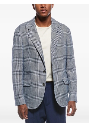 Brunello Cucinelli Prince of Wales check blazer - Blue
