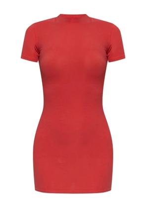 Balenciaga short-sleeve crew-neck mini dress - Red