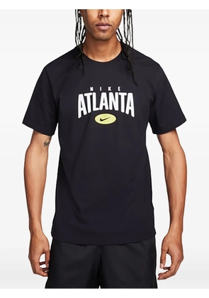 Nike Atlanta-print T-shirt - Black