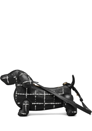 Thom Browne Baby Hector leather shoulder bag - Black