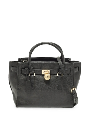 Michael Kors Vintage Hamilton pebbled-leather tote bag - Black