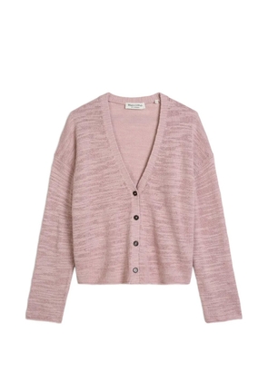 Marc O'Polo fine-knit V-neck cardigan - Pink