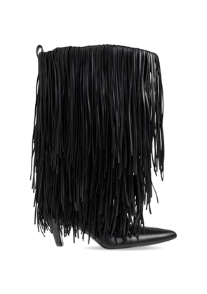 Balenciaga Phoenix fringe leather boots - Black