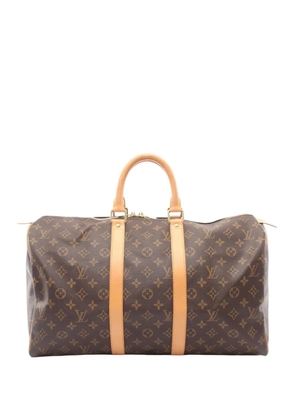 Louis Vuitton Pre-Owned 2001 Monogram Keepall 45 travel bag - Brown