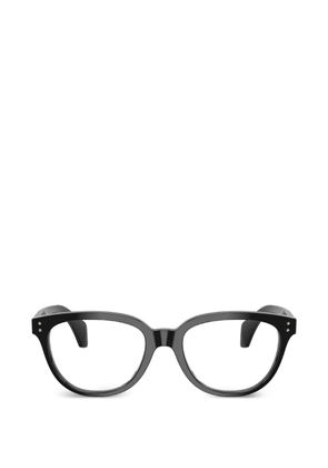 Moncler Eyewear oval-frame glasses - Black