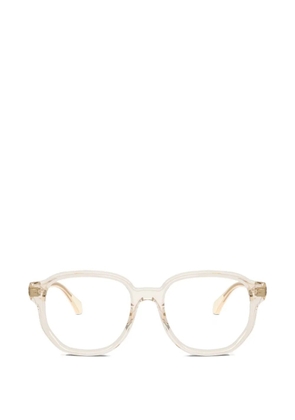 Moncler Eyewear round frame glasses - Neutrals