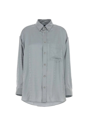 Balenciaga logo-jacquard shirt - Grey