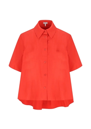 LOEWE logo-embroidered boxy-fit shirt