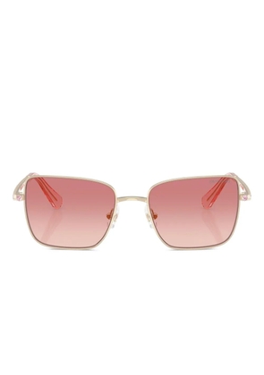 Swarovski Eyewear crystal-embellished square sunglasses - Gold