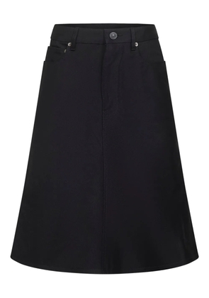 Balenciaga five-pocket godet skirt - Black
