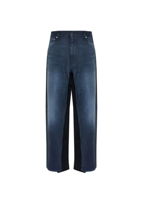 Balenciaga distressed-effect raw-cut jeans - Blue