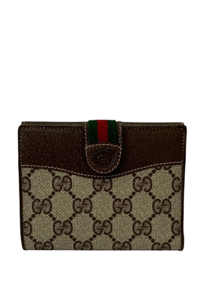 Gucci Pre-Owned 20th Century GG Supreme Web Bifold Wallet small wallets - Neutrals