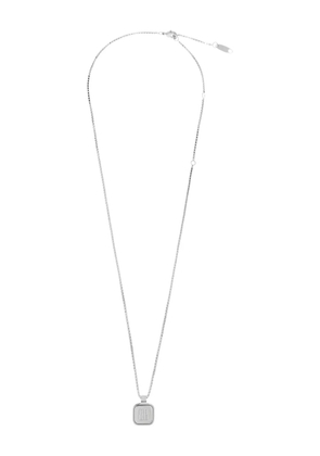 Balenciaga square pendant necklace - Silver