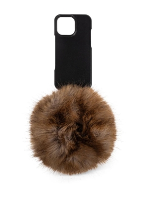 Balenciaga iPhone 16 Pro Max pompom case - Black