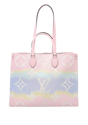 Louis Vuitton Pre-Owned 2020 Monogram Giant Escale Pastel OnTheGo GM satchel - Pink