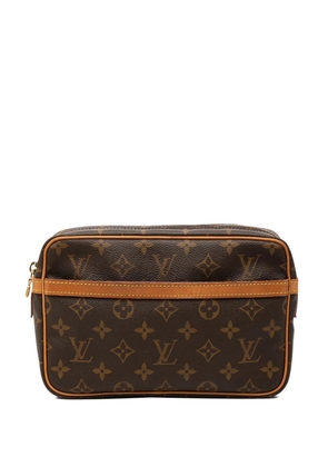 Louis Vuitton Pre-Owned 1995 Monogram Compiegne clutch bag - Brown