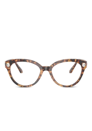 Swarovski Eyewear SK2037 crystal-embellished cat-eye glasses - Brown