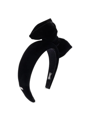 Balenciaga bow-detail headband - Black