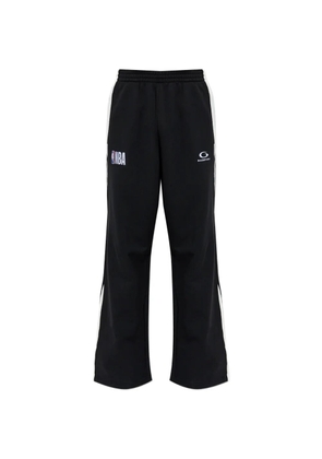 Balenciaga cotton track pants - Black