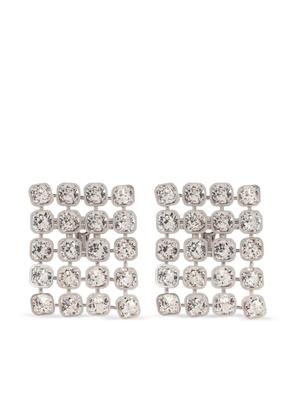 Balenciaga crystal-embellished earrings - Silver