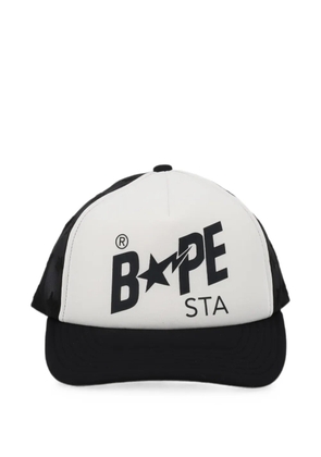A BATHING APE® BAPE STA logo-print cap - Black