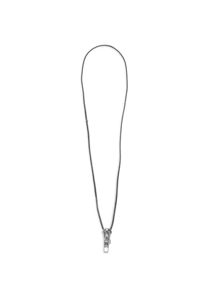 Balenciaga DIY Zip necklace - Silver