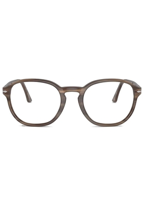 Persol round-frame glasses - Brown