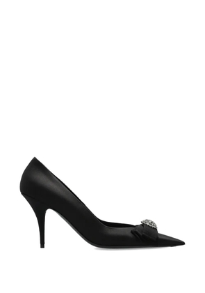 Balenciaga embellished-bow pointed pumps - Black